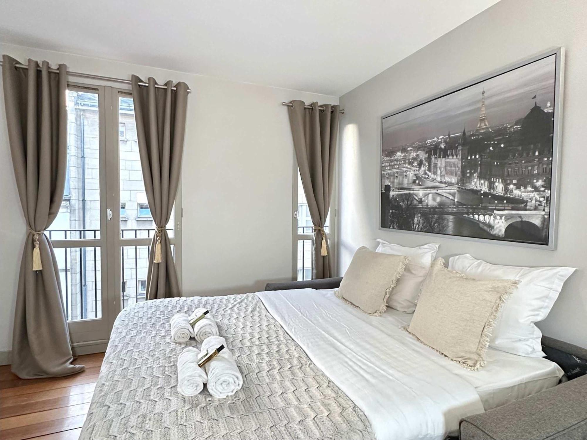 Beautiful Calm Studio In Le Marais Paris Eksteriør billede