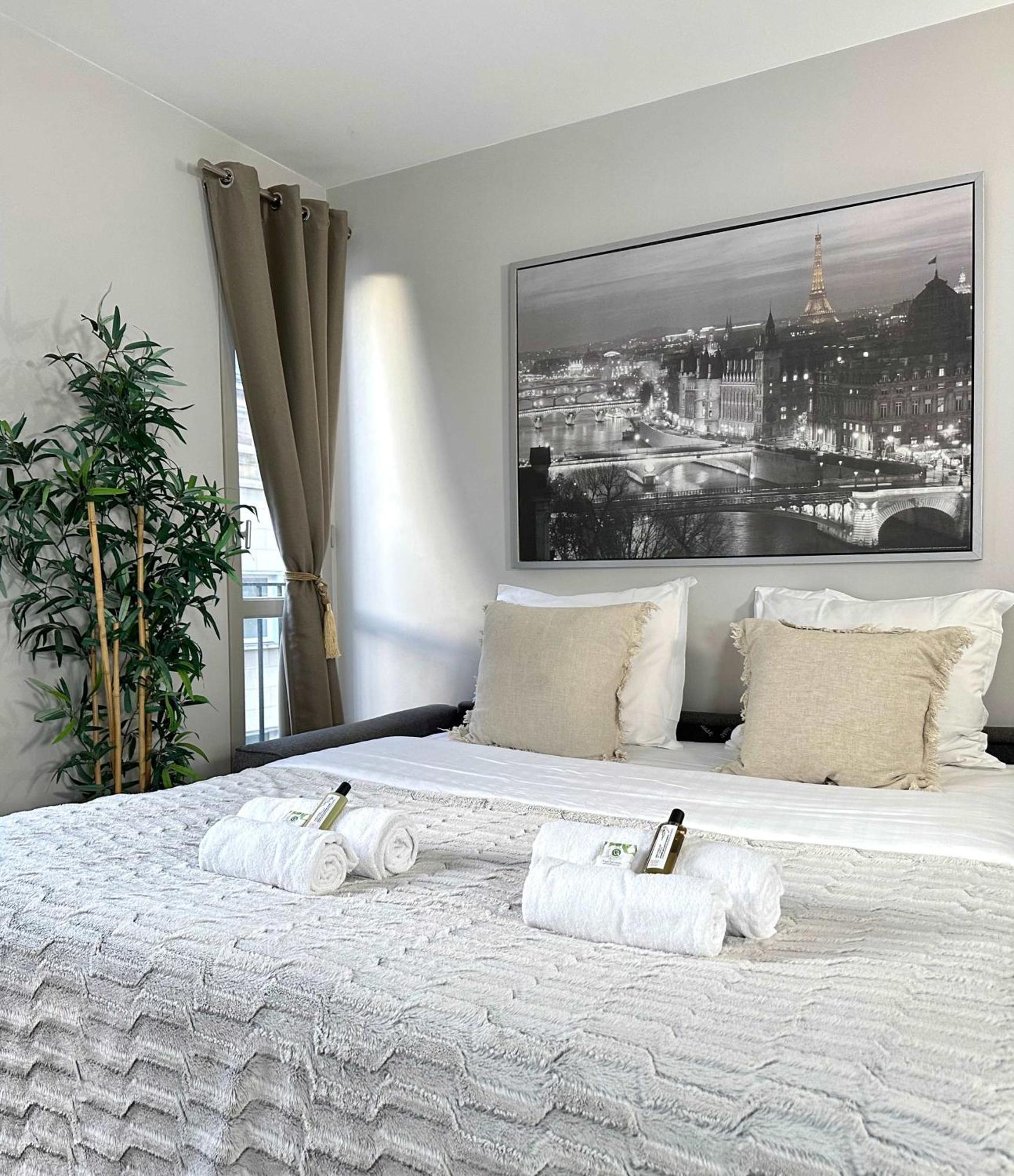 Beautiful Calm Studio In Le Marais Paris Eksteriør billede